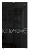 Холодильник HYUNDAI  CS6503FV черное стекло