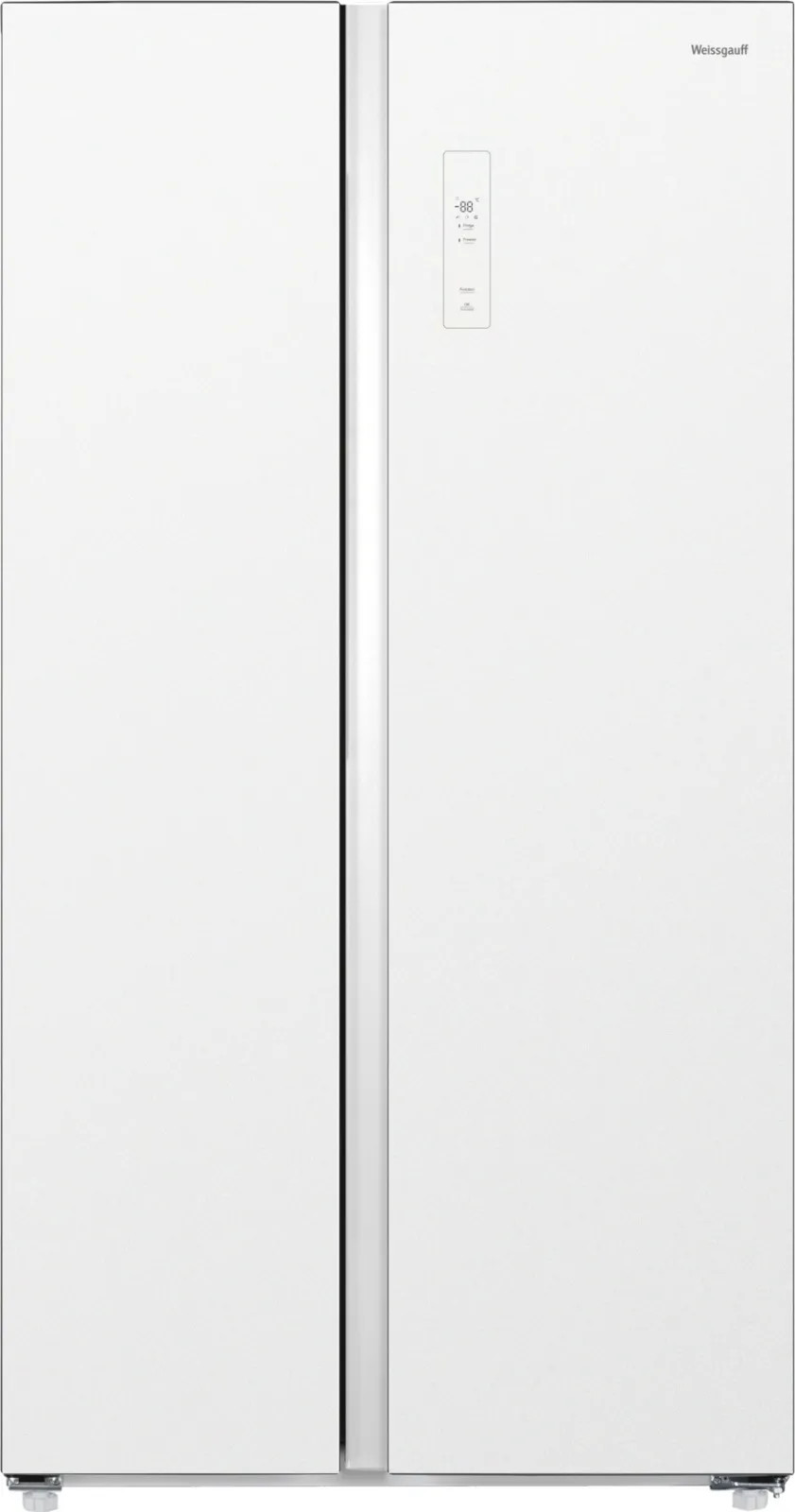 Холодильник WEISSGAUFF WSBS 550 Built-in NoFrost Inverter White Glass