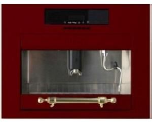 Кофемашина ILVE ES-645C TKA бордо ручка бронза