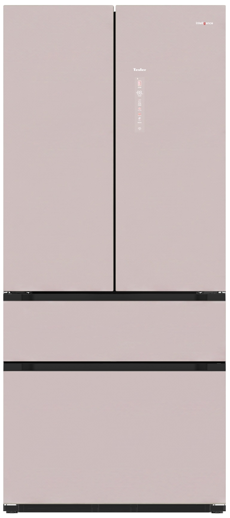 Холодильник TESLER RFD-517BI ROSE GLASS