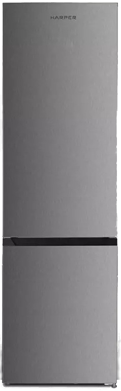 Холодильник HARPER RH5559BB нержавеющая сталь