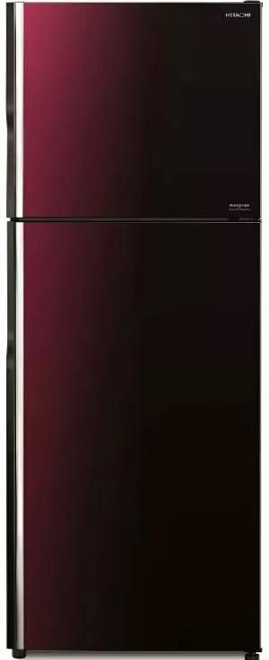 Холодильник HITACHI R-VG 472 PU8 XRZ красное стекло