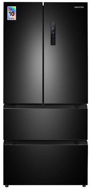 Холодильник MEFERI MFR83BLACK IX TOTAL NO FROST FRENCH DOOR COMFORT