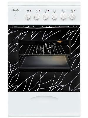 Плита ЛЫСЬВА EF4004MK00 (ЭПС 404 МС) белый/ветка дерева