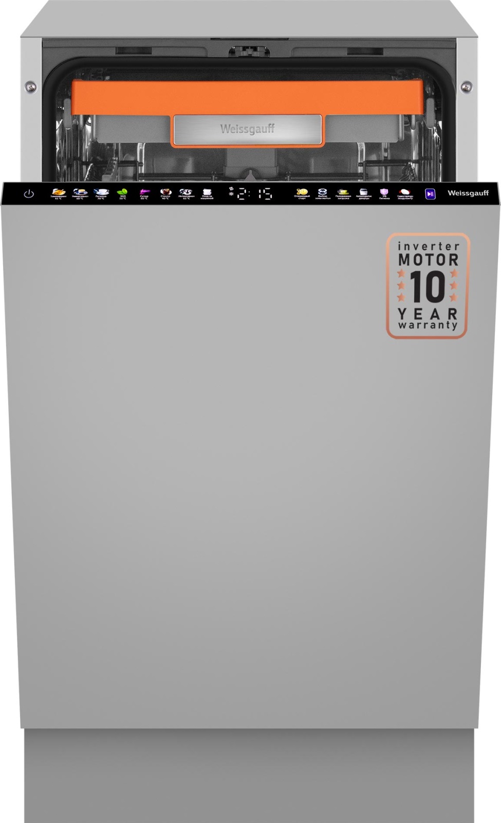 Посудомоечная машина WEISSGAUFF BDW 4539 Touch Inverter Autoopen Timer Floor