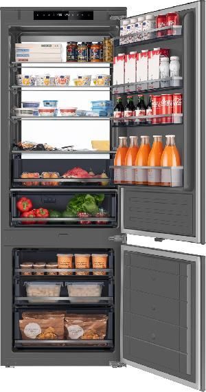 Холодильник WEISSGAUFF WRKI 1970 Total NoFrost Inverter Premium Ecofresh Inox