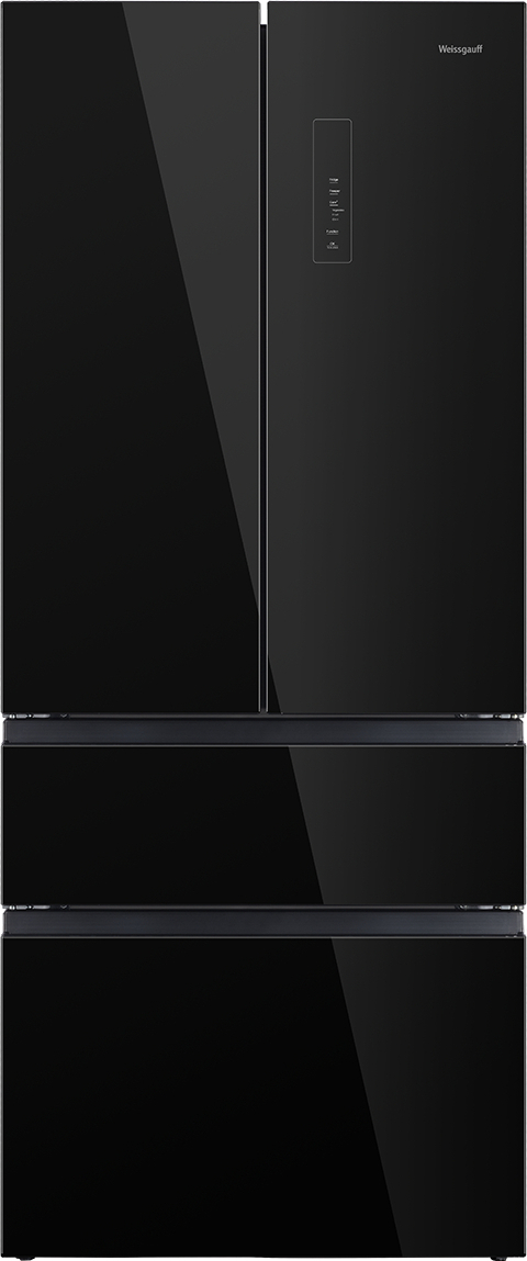 Холодильник WEISSGAUFF WFD 450 Built-in Inverter NoFrost Black Glass