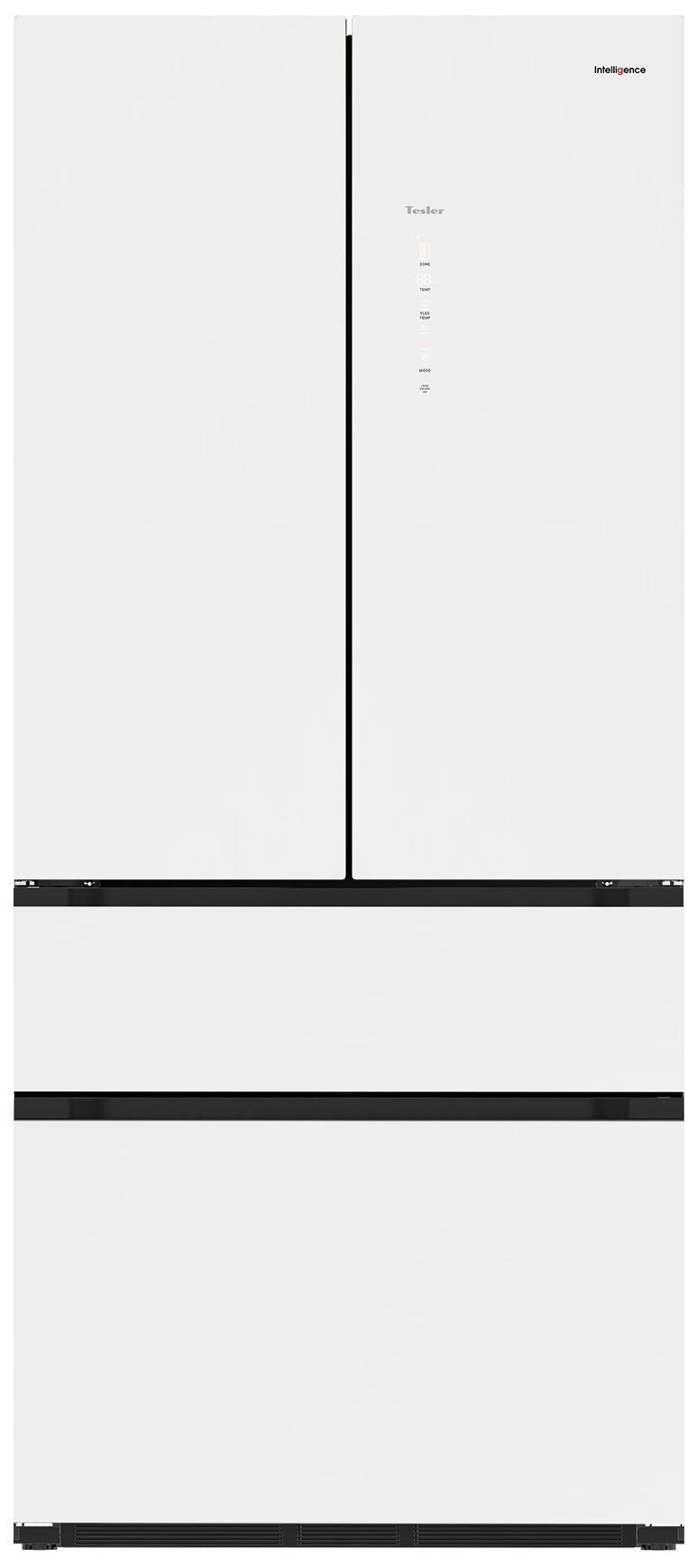 Холодильник TESLER RFD-517BI WHITE GLASS