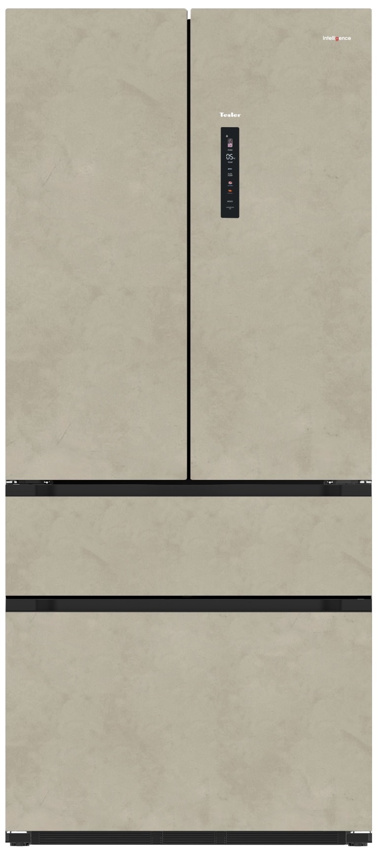 Холодильник TESLER RFD-517BI MARBLE BEIGE
