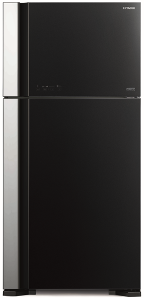 Холодильник HITACHI R-VG 662 PU7 GBK черное стекло