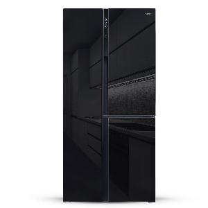 Холодильник GINZZU NFK-610 Black glass
