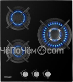 Варочная поверхность WEISSGAUFF HGG 451 BGH Nano Glass