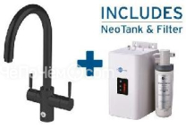 Смеситель IN SINK ERATOR J черный (бак с фильтром и кипячением)