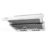 Вытяжка FALMEC slim 60wh glass белая стеклянная панель(угольные фильтры в комплекте)