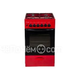 Комбинированная плита Лысьва ЭГ 404 МС-2у вишневый (без крышки)