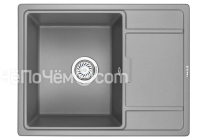 Кухонная мойка GRANULA GR-6503 алюминиум