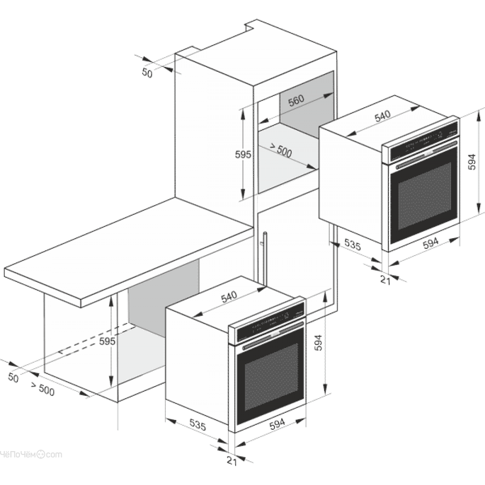 Духовой шкаф KAISER eg 6345 elfem
