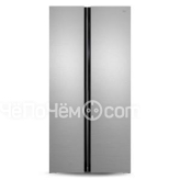 Холодильник GINZZU NFK-462 стальной