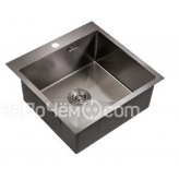 Кухонная мойка MILACIO Denia 51 Steel MC.77489 вороненая сталь