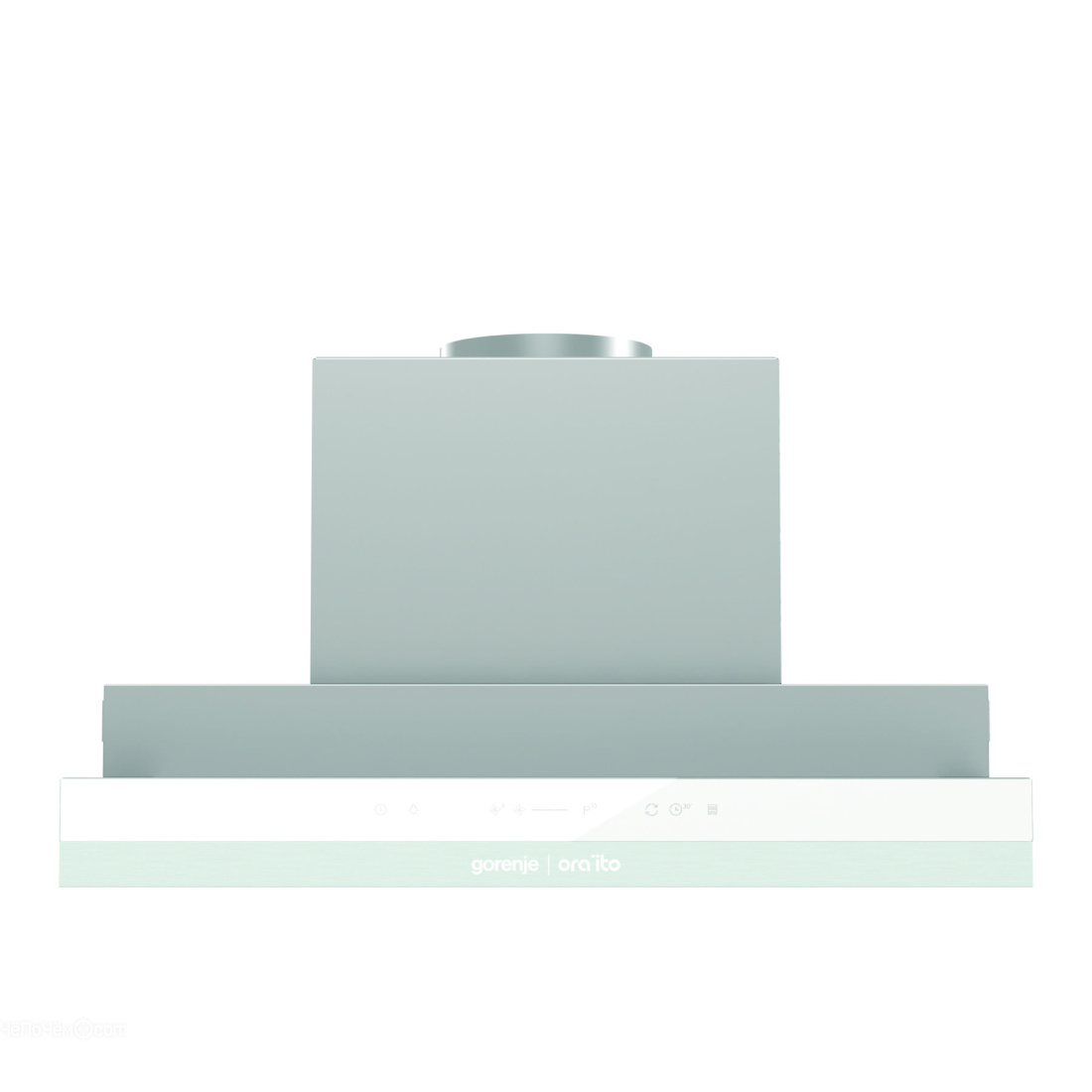 Вытяжка Gorenje BHP 643 ORAW белый/белое стекло