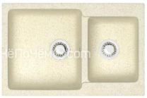 Кухонная мойка ZETT lab 191/Q2 бежевый T191Q002