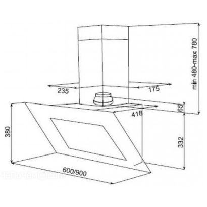 Вытяжка Teka DVT 650 black