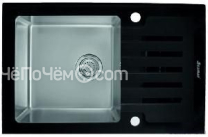 Кухонная мойка SEAMAN Eco Glass SMG-780B черная