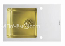 Кухонная мойка Seaman Eco Glass SMG-780W Gold (PVD)
