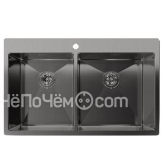Кухонная мойка RIVELATO Rinox 7450 2В PVD black