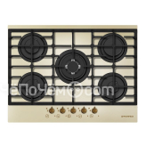 Варочная панель MAUNFELD mghg.75.13rib_cream glass