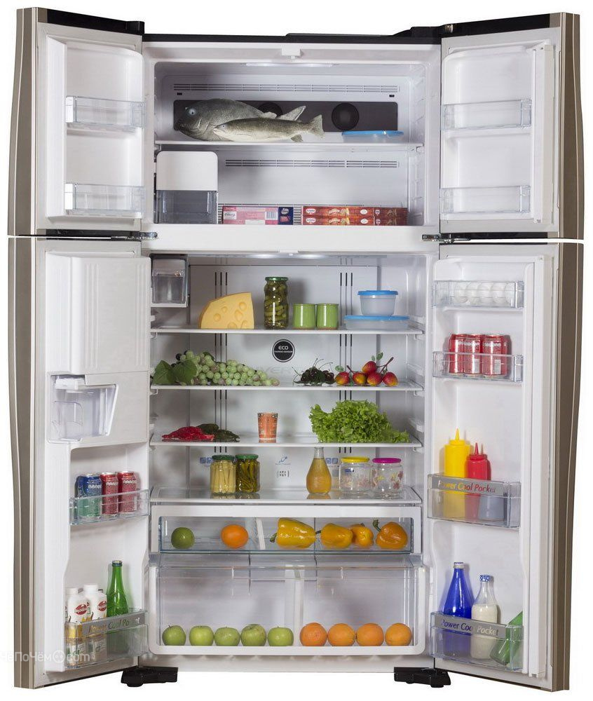 Холодильник HITACHI r-w722 fpu1x gbw