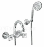 Смеситель BUGNATESE Olympia BN.OL-8402KCR с гарнитуром хром