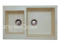 Кухонная мойка LAVA D3 CREMA кремовый