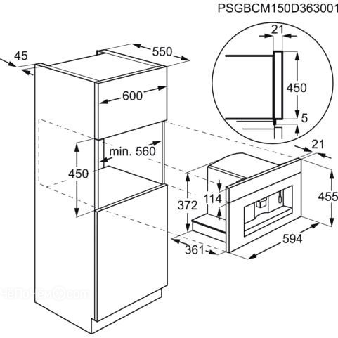 Кофемашина ELECTROLUX EBC 54524 AV