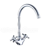 Смеситель DECOROOM DR51028 белый/хром