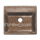 Кухонная мойка GRANFEST Quadro GF-Q560 (560х510) Терракот 307 421002