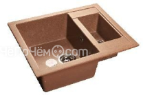 Кухонная мойка GRANFEST Quadro GF-Q610K терракот