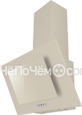 Вытяжка MAUNFELD tower (с) 50 ivory (слоновая кость+бежевое стекло)