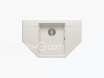 Кухонная мойка POLYGRAN Riff-800 белый хлопок 36