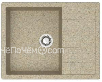 Кухонная мойка ZETT lab 151/Q5 песок T151Q005