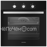 Духовой шкаф MAUNFELD meoc.674b  (чёрный+чёрное стекло)
