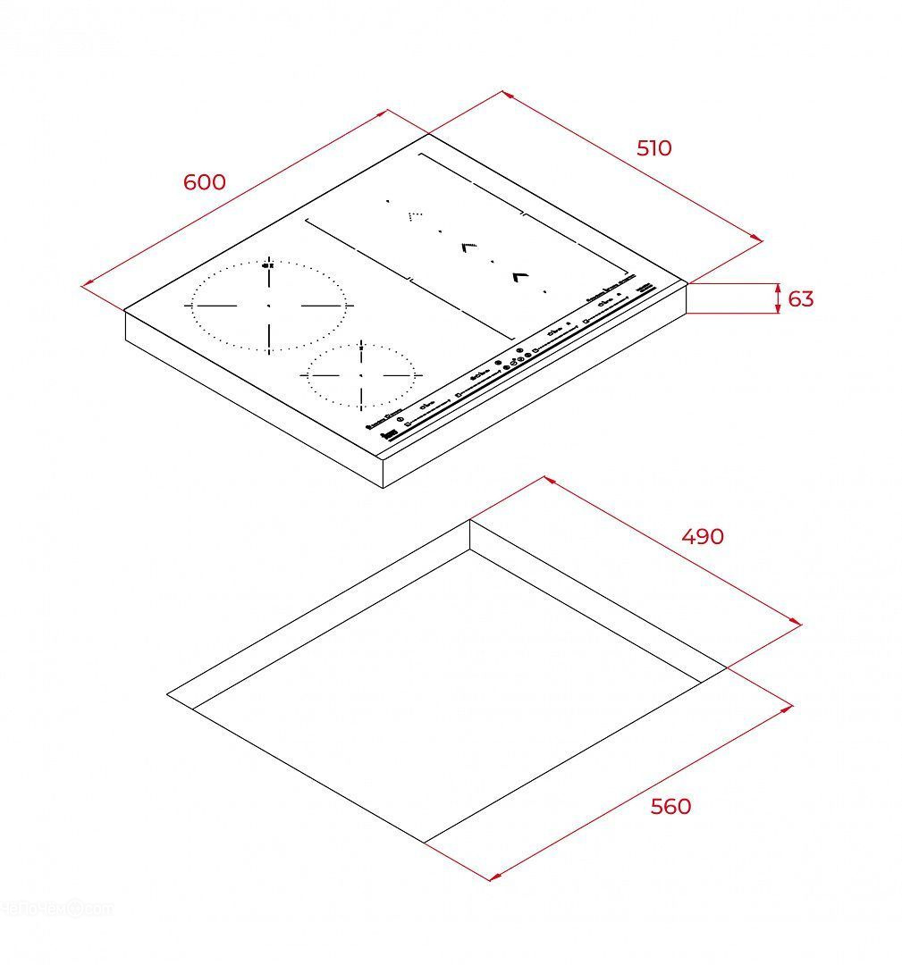Варочная панель TEKA IZS 66700 MSP (112500003)