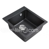 Кухонная мойка MILACIO Murcia 46 Cuarzo MC.77031 черный матовый