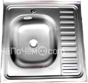 Кухонная мойка Fabia м00004 60 х 60 см левая