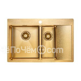 Кухонная мойка PAULMARK Union PM537851-BGL