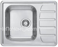 Кухонная мойка ALVEUS Zoom 10 NAT-90 1098940 (в комплекте с сифоном 1102384)