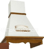 Вытяжка ELIKOR бельведер 90 (золотой антик/бук орех)