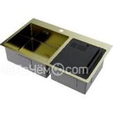 Кухонная мойка OMOIKIRI Akisame 86-2 Side-LG (4997048)