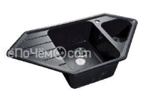 Кухонная мойка GRANFEST Corner GF-C950E черный