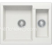 Кухонная мойка POLYGRAN BRIG-620 белый хлопок